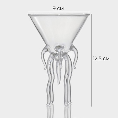 Martini glass glass Magistro Medusa, 180 ml-2