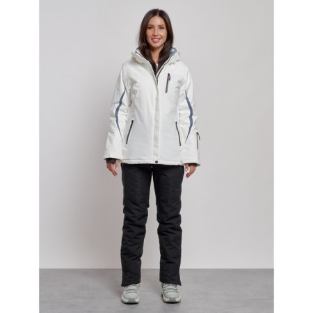 Ski costume female winter, size 42, white color
