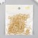 Screw-eye screw for fastening paintings, gold photographs (set 100 pcs) 1.8x0.9 cm