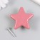 Pen for the casket ceramics, metal "Star" pink 4.9x4.9x2.2 cm