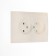 SmartBuy "Venus" socket, 10 A, double, hidden, without salary, ceramics, white