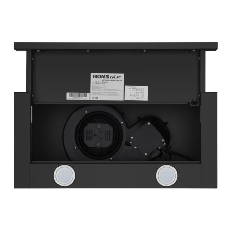 Hax Homsair Flat 60, built -in, 520 m3/h, 2 speeds, 60 cm, black-13