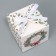 Folding box "Happy New Year", wreath, 12 x 12 x 12 cm, new year