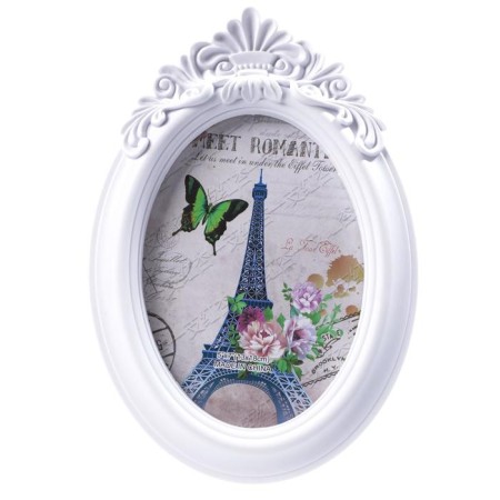Photo frame plastic 13x18 cm "veil" white 17x24.5 cm-4