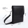 Male bag, black color