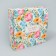 Gift folding box, packaging, "bloom", 26 x 26 x 8 cm