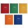 Notebook 18 sheets in the line is a plain "classic Linovka", cover coated paper, VD-LK, OFSET BOLK, MIX