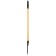 Baying shovel, acute, l = 134 cm, wooden stalk with a pen