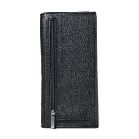 Purse, genuine leather, 190x95x25 cm, black-1