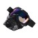 Mask glasses for motor vehicles, collapsible, lameleon visor, black color