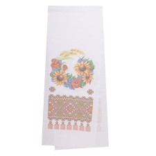 A set for embroidery with a cross 