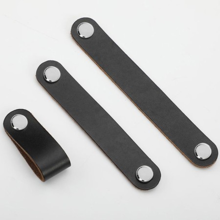 Cappio RSC010 handle handle, leather, m/o 96 mm, black color black-5