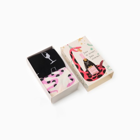 A set of female socks KAFTAN "The snake notes" p. 36-39 (23-25 ​​cm), 2 pairs