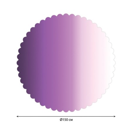 The tablecloth “Violet gradient”, round, Saten, d = 150 cm-1