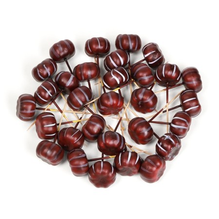 Set of plugs "Pumpkin" 30pcs, 4x2cm-3