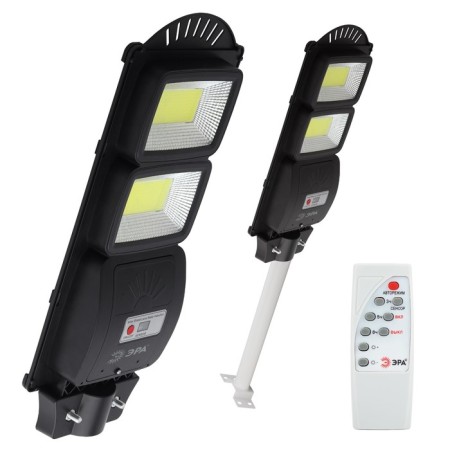 Console lamp era on a sunny battery with a motion sensor -ip65, 40w, 750lm, 5000k, black-6
