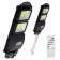 Console lamp era on a sunny battery with a motion sensor -ip65, 40w, 750lm, 5000k, black