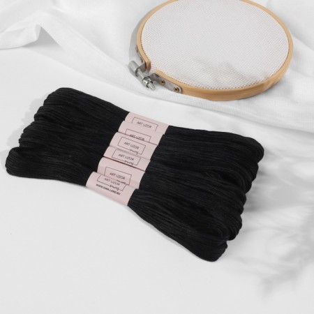 Muline threads 8 ± 1m No. 310 (nab 6 pcs price for nab) black au-1