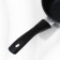 Bucket, 1.5 l, glass cover, removable handle, dark marble color