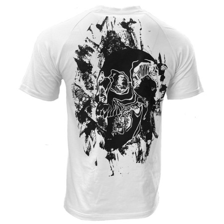 Men's T -shirt SCREM, size XL, white, black-1