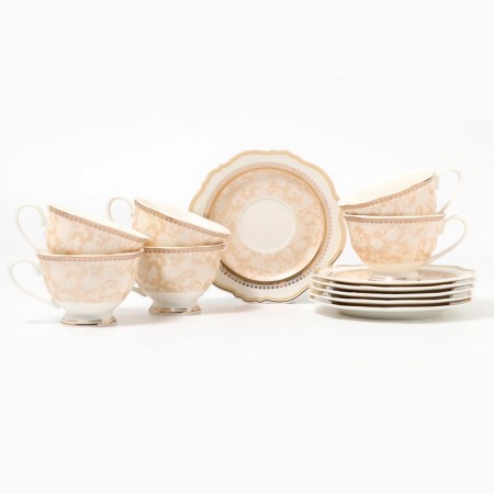 Porcelain tea service "Bohemia", 12 items-1