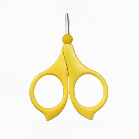 Scissors children's, manicure, with a cap, yellow color-2