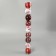 Set of balls plastic D-6 cm, 9 pcs "Melody" orbit of disco elites red, mix