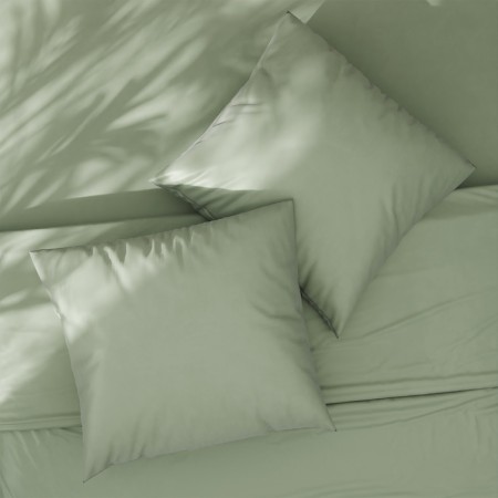 Pillowcase 220s Ethel 70*70 cm, central oliv, satin, 100% cotton