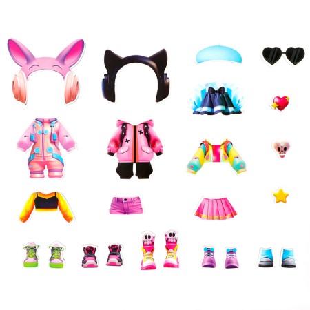 Magnetic set "Anime World", in a tin box-7