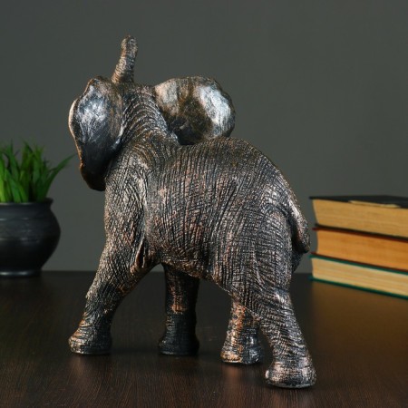 Figure "Elephant" Bronze, 19x30x15cm-3