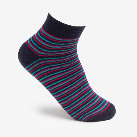 Women's terrible socks shortened, blue color, size 23-25