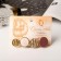 Halfish hair clip "Nicoletta" luxury, 8.5 cm