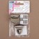 Bag's fastener, 3.3 × 3.5 cm, silver color