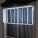 Garland "icicles" 2.5 × 0.5 m, IP65, transparent thread, 288 LED, white glow with a drain effect, 12 V effect