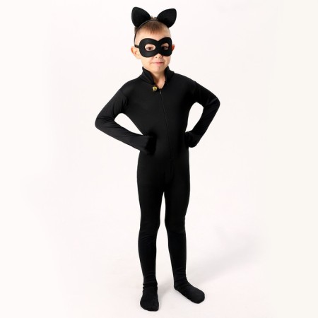 Carnival set "Cool cat", p. S, combuster, mask, rim, height 104–116 cm-3