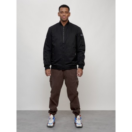 Male bomber, size 56, black color-2