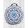Siddle pillow "Flower plate", decorative, d = 52 cm