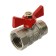 Ball ball Valtec compact, internal/outer thread 1/2 ", butterfly