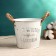 Kashpo "Bucket Flower Garden" White, 13x13x12cm