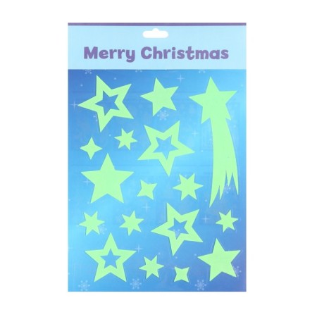 Stickers on the windows "New Year" stars, 28 x 19 cm-4