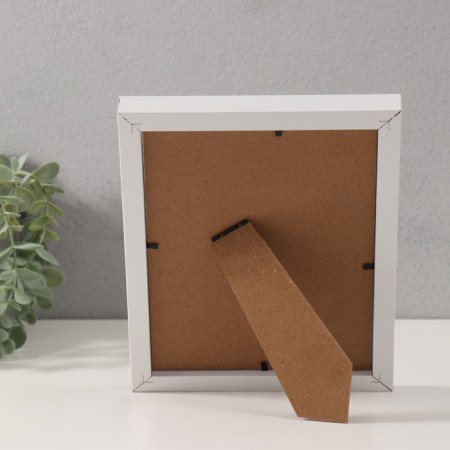 Photo frame MDF in 1 photo 10x15 cm with the Passparte "Allegrad" white 2x18x23 cm-3