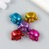 Busina for creativity plastic "Bunny glossy metallic" mix 2.1x1.6x1.3 cm