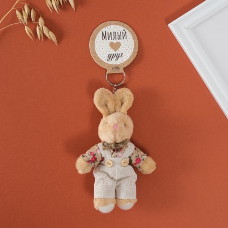 Tekstil Blick "Bunny in a flower combisant" 8.5x4x14 cm-1