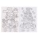 Training coloring for numbers and figures “for a girl”, size - 14.8 × 21 cm, 8 p.