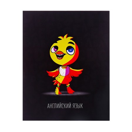 Notebook object neon animals Calligrata Top 48l CL English, chalk cards, neon Print, OFS