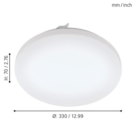 Frania lamp, 1x17.3W Led, 3000k, 2000lm, white color-2
