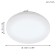 Frania lamp, 1x17.3W Led, 3000k, 2000lm, white color