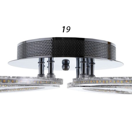 Causteen with PDU 1835/4sl LED 152W 3000-6000k Dimmer silver 60x60x8 cm Bayerlux-5