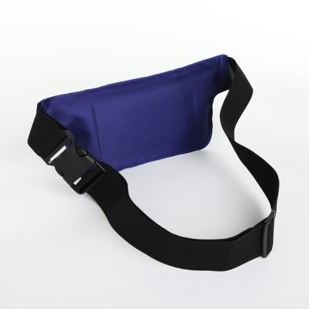 Lightning waist bag, reflective elements, blue color-2