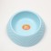 Plastic circuit circuit with embossed sides 400 ml, 20 x 4.5 cm, blue